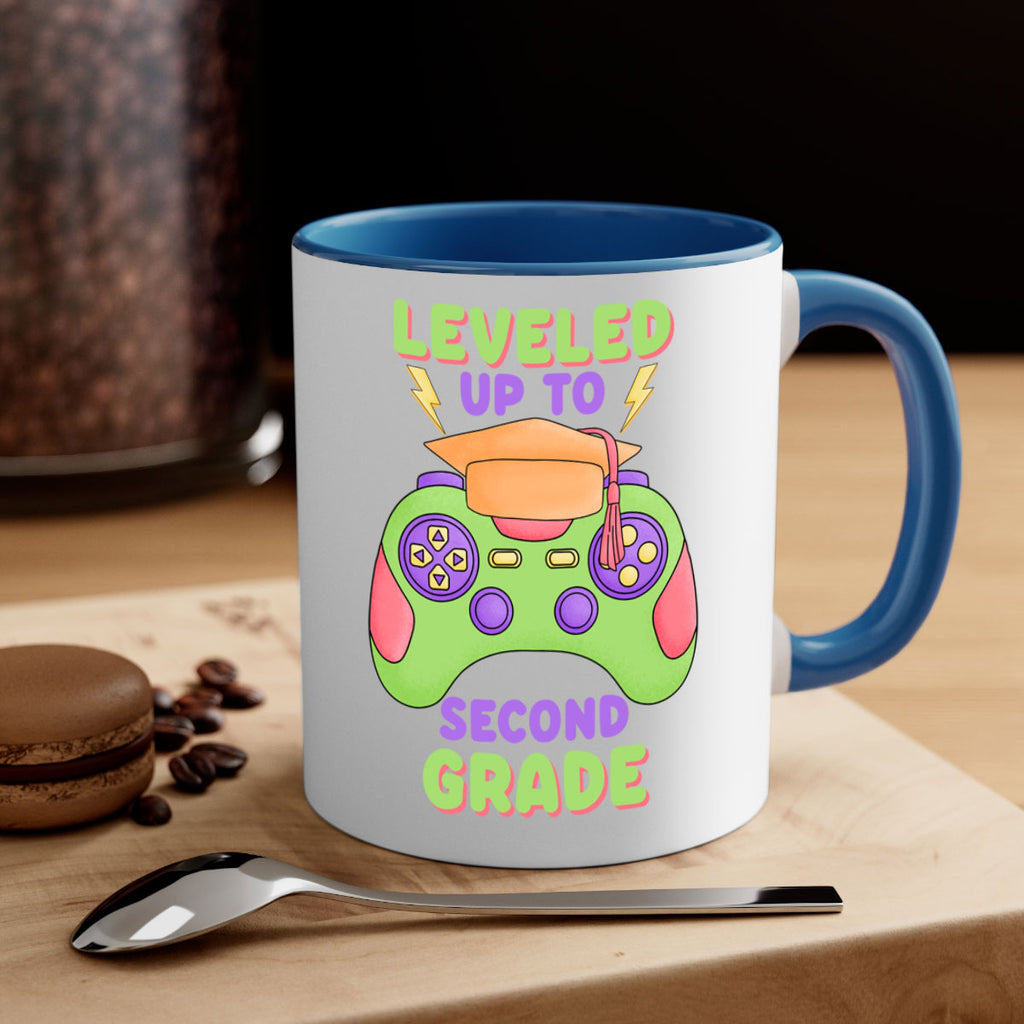 Leveled up to 2nd Grade 15#- second grade-Mug / Coffee Cup