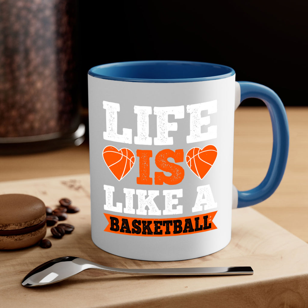 Life is like a basketball 2043#- basketball-Mug / Coffee Cup