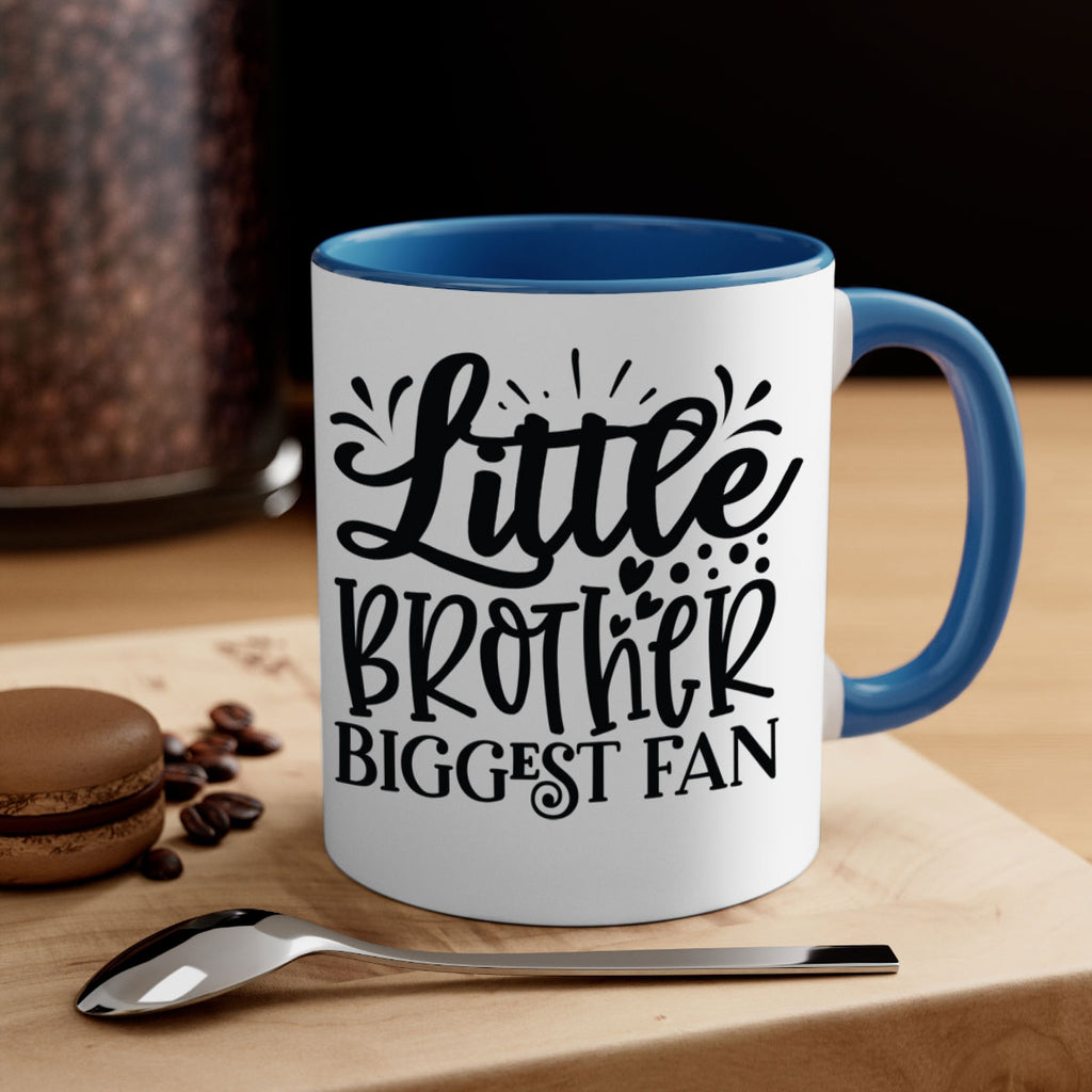 Little Brother Biggest Fan 2056#- baseball-Mug / Coffee Cup