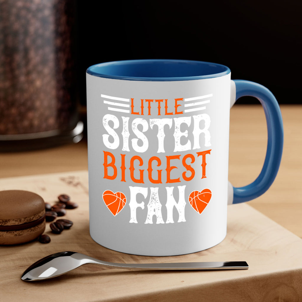 Little sister biggest fan 836#- basketball-Mug / Coffee Cup