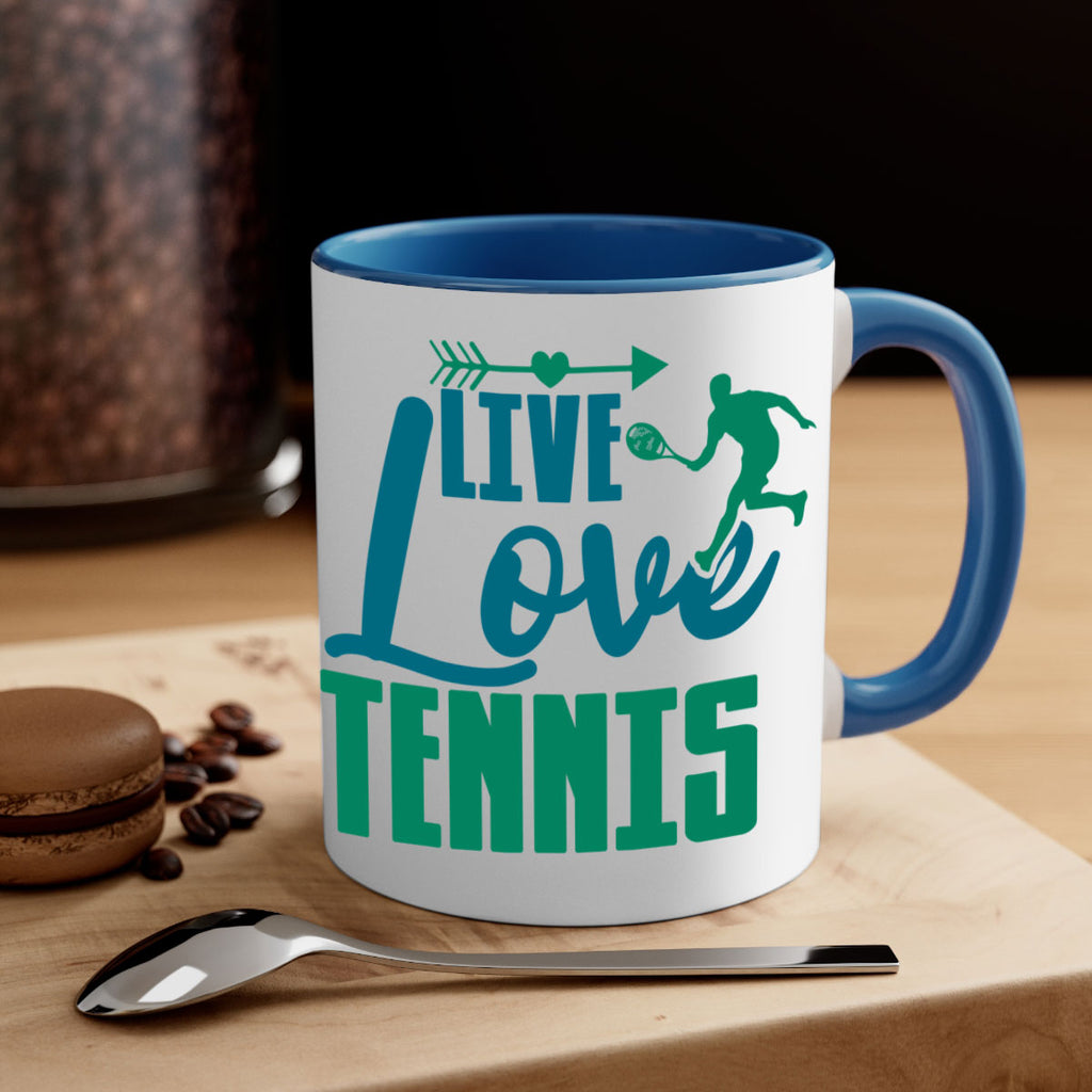 Live Love Tennis 828#- tennis-Mug / Coffee Cup