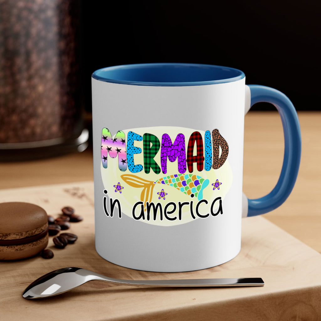 Mermaid In America 419#- mermaid-Mug / Coffee Cup