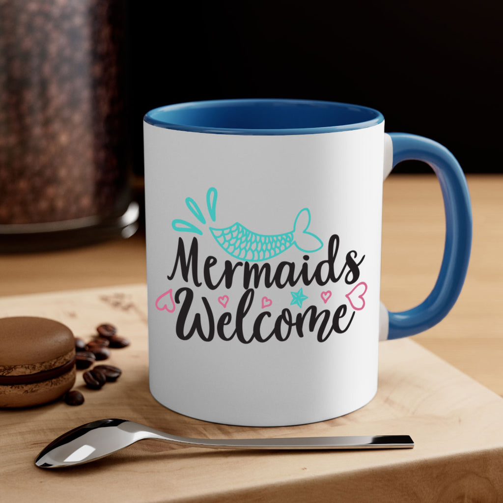 Mermaids Welcome 474#- mermaid-Mug / Coffee Cup