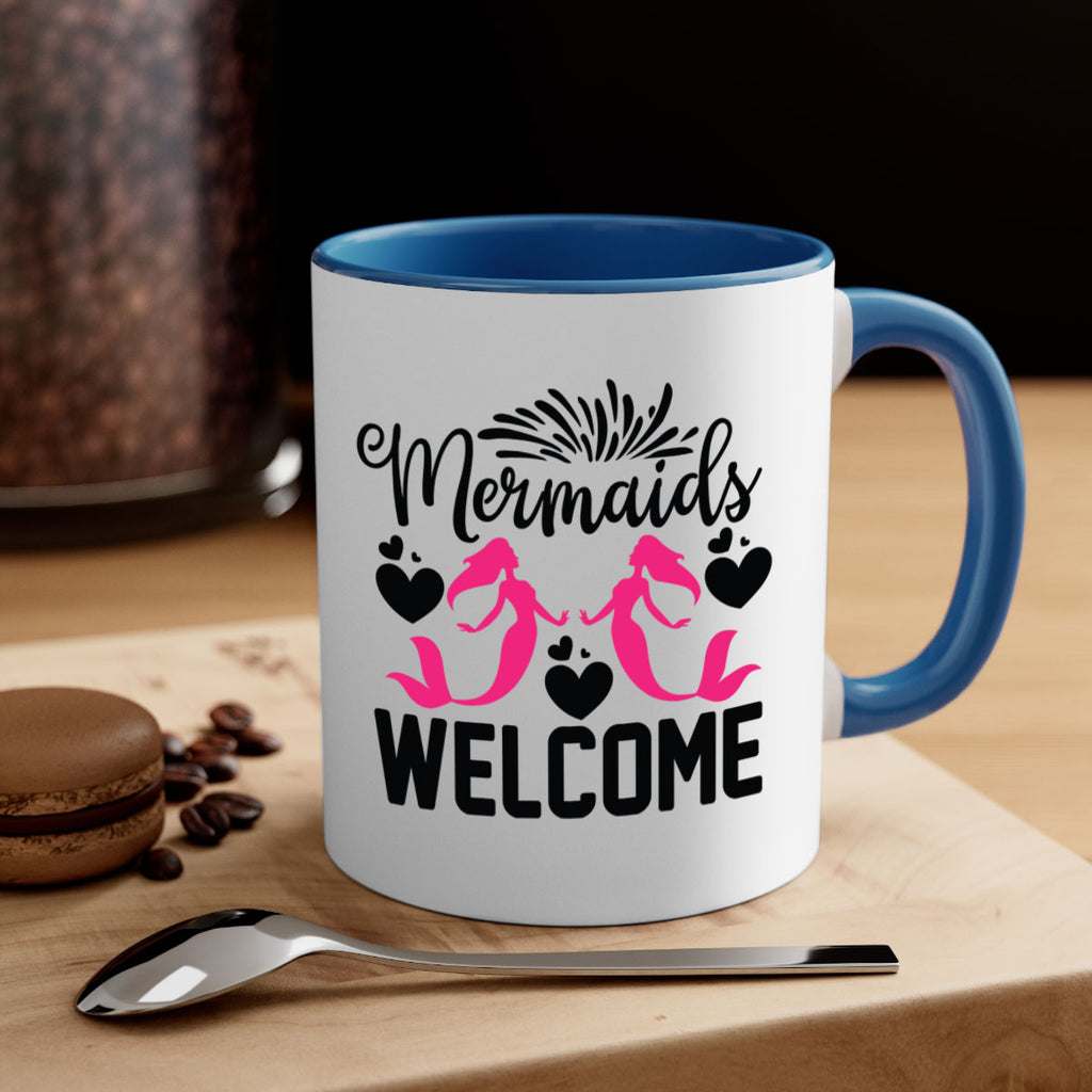 Mermaids Welcome 499#- mermaid-Mug / Coffee Cup