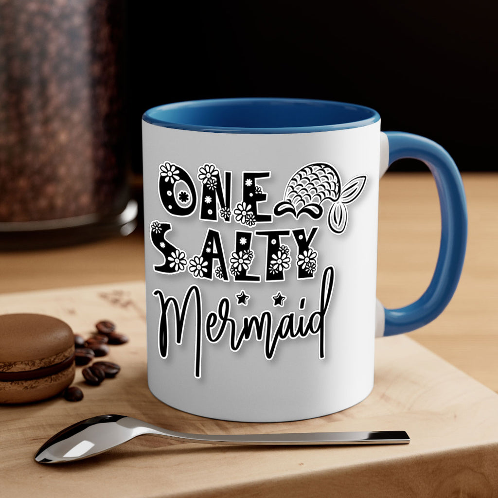 One Salty Mermaid 527#- mermaid-Mug / Coffee Cup