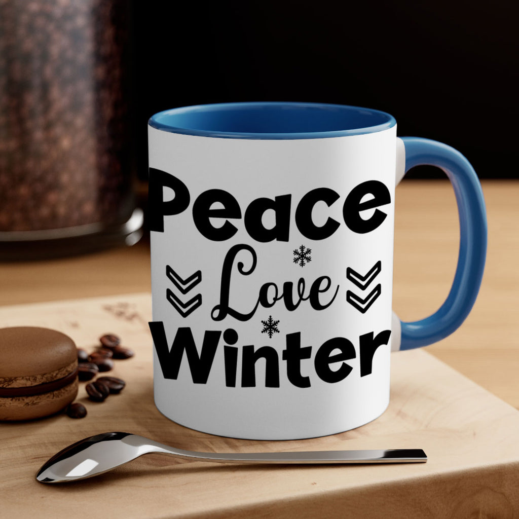 Peace Love Winter333#- winter-Mug / Coffee Cup