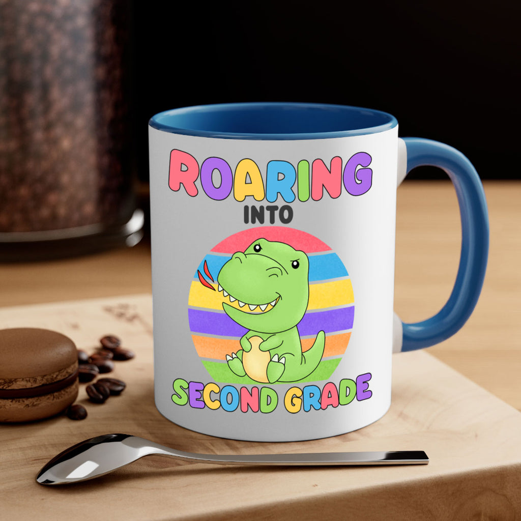 Roaring to 2nd Grade Trex 23#- second grade-Mug / Coffee Cup
