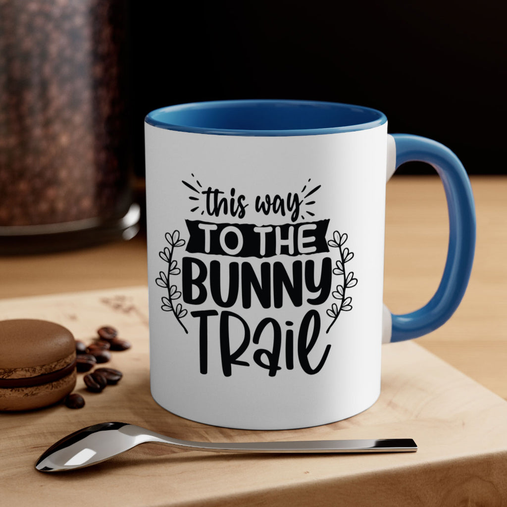 This way to the bunny 561#- spring-Mug / Coffee Cup