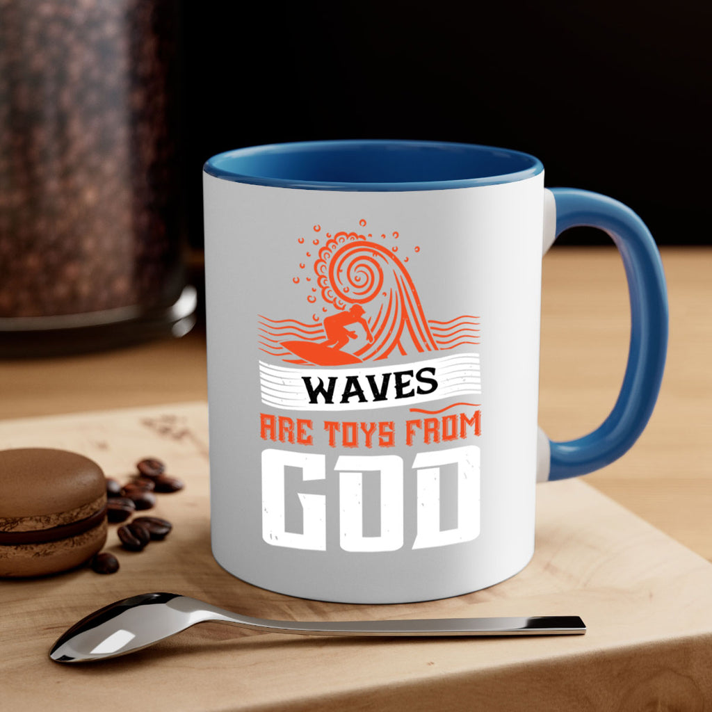 Waves are toys from God 2387#- surfing-Mug / Coffee Cup
