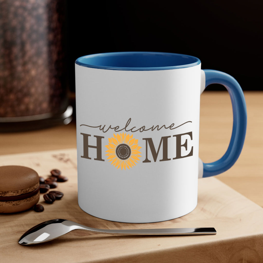 Welcome Home sunflower573#- spring-Mug / Coffee Cup