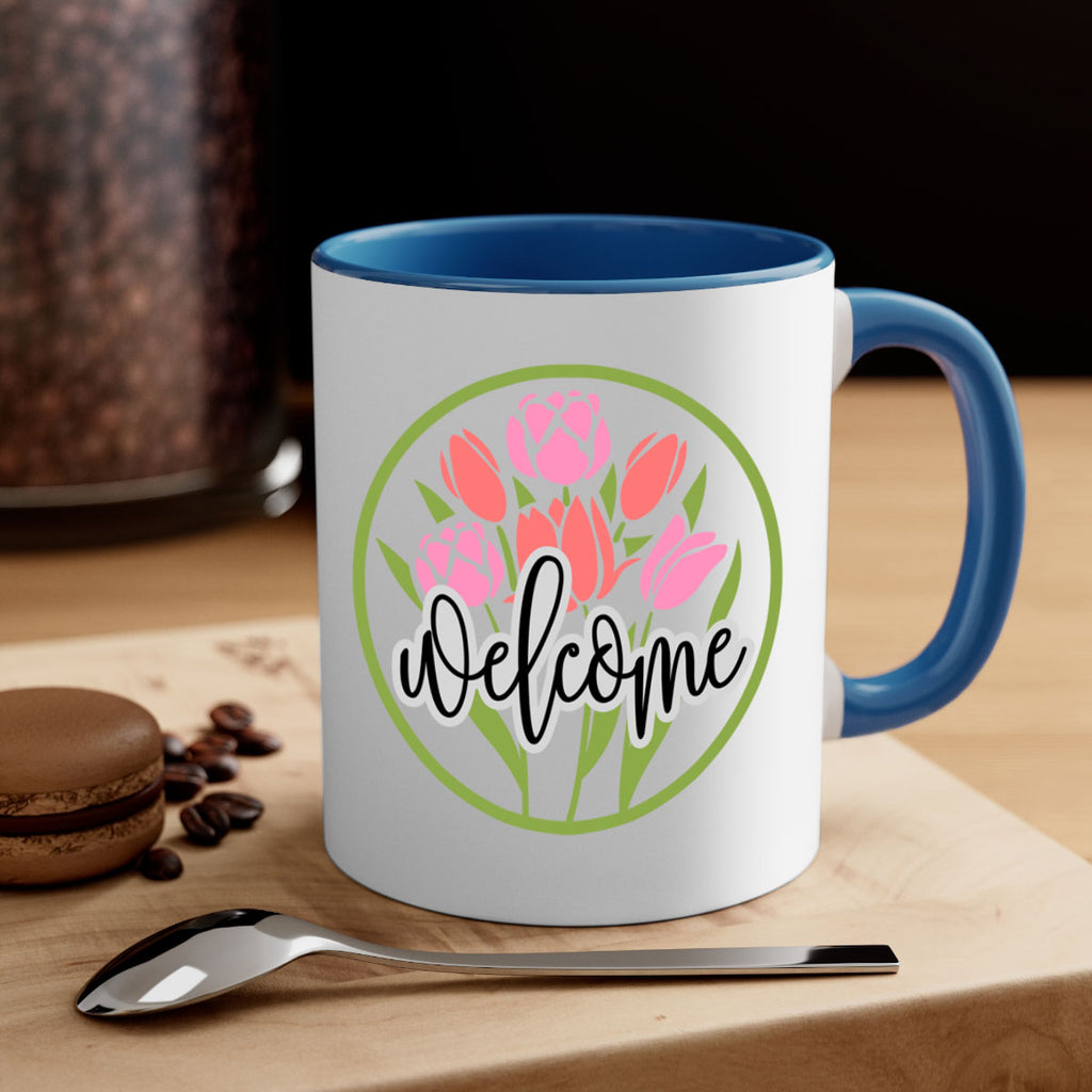 Welcome flowers bouquet571#- spring-Mug / Coffee Cup