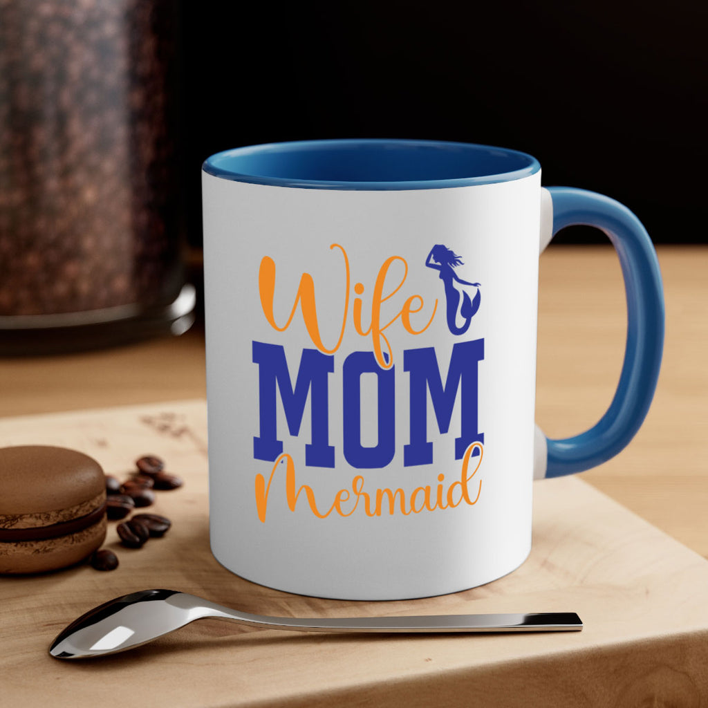 Wife Mom Mermaid 668#- mermaid-Mug / Coffee Cup