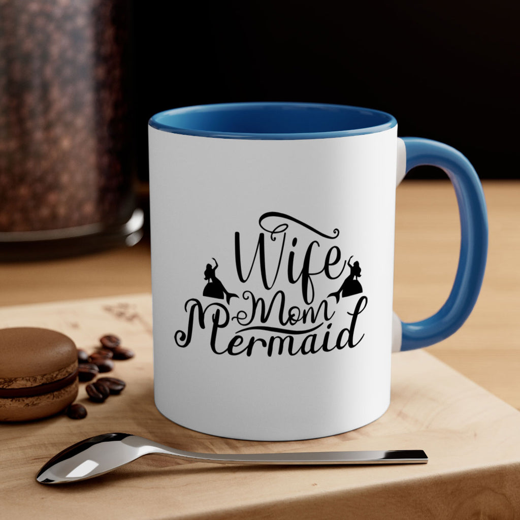 Wife Mom Mermaid 671#- mermaid-Mug / Coffee Cup