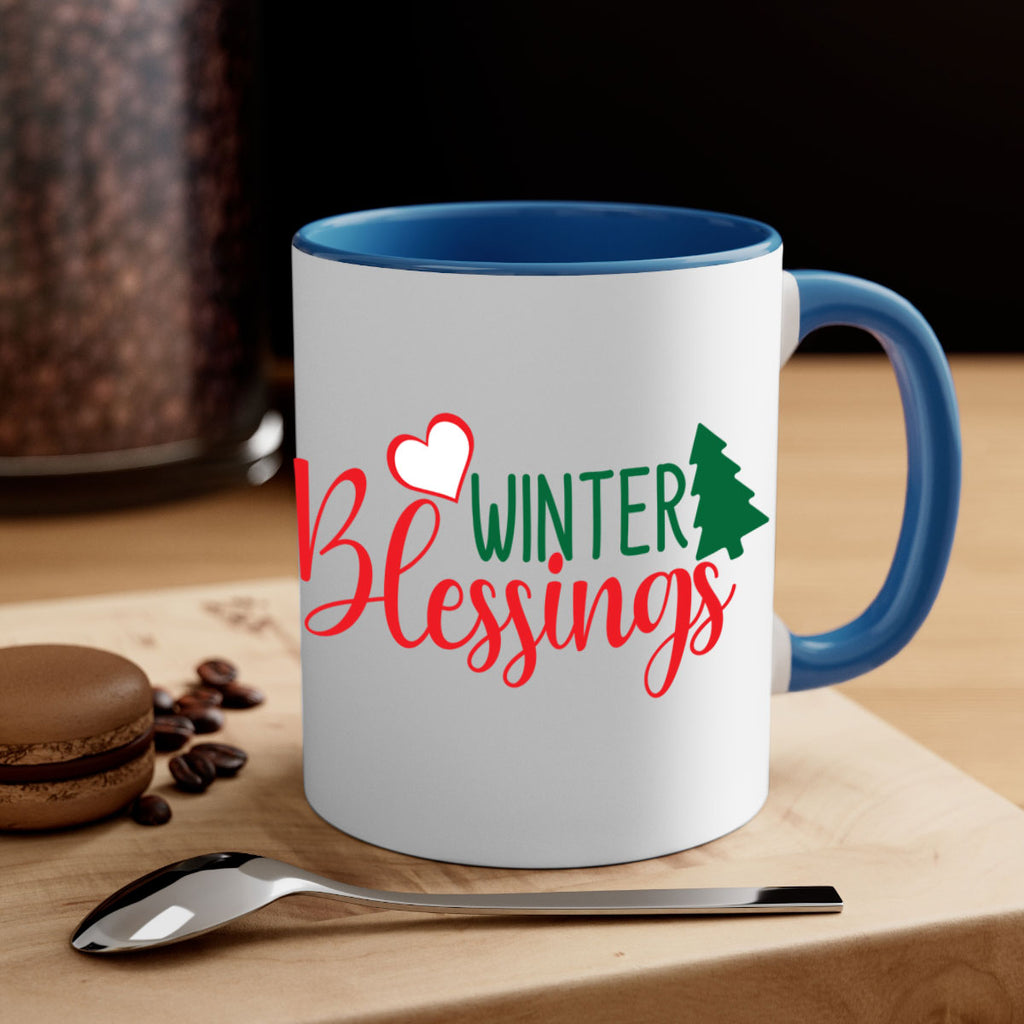 Winter Blessings 546#- winter-Mug / Coffee Cup