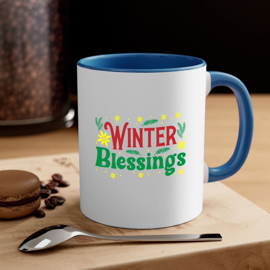 Winter Blessings 548#- winter-Mug / Coffee Cup