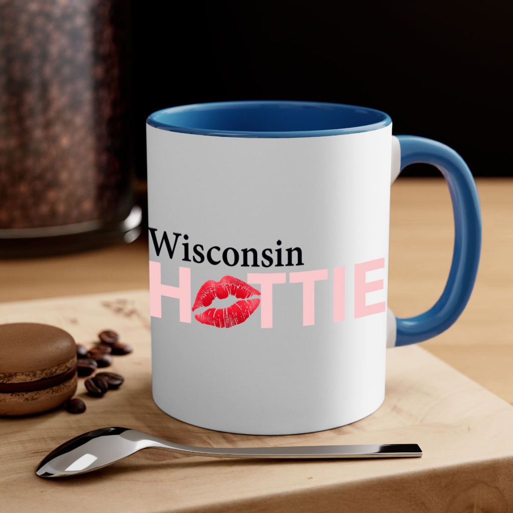 Wisconsin Hottie With Red Lips 49#- Hottie Collection-Mug / Coffee Cup