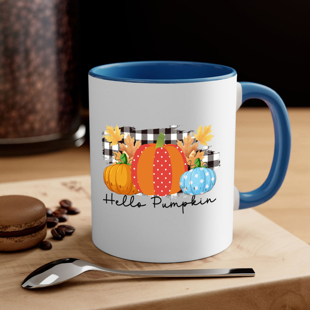hello pumpkin 290#- fall-Mug / Coffee Cup