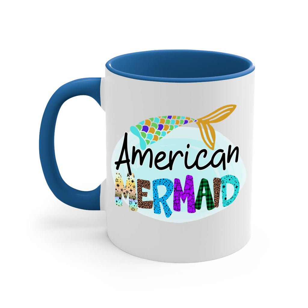 American Mermaid 14#- mermaid-Mug / Coffee Cup