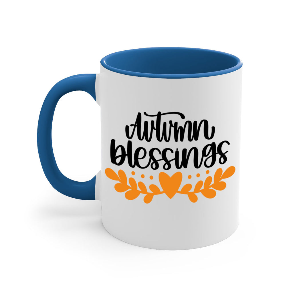 Autumn Blessings 472#- fall-Mug / Coffee Cup
