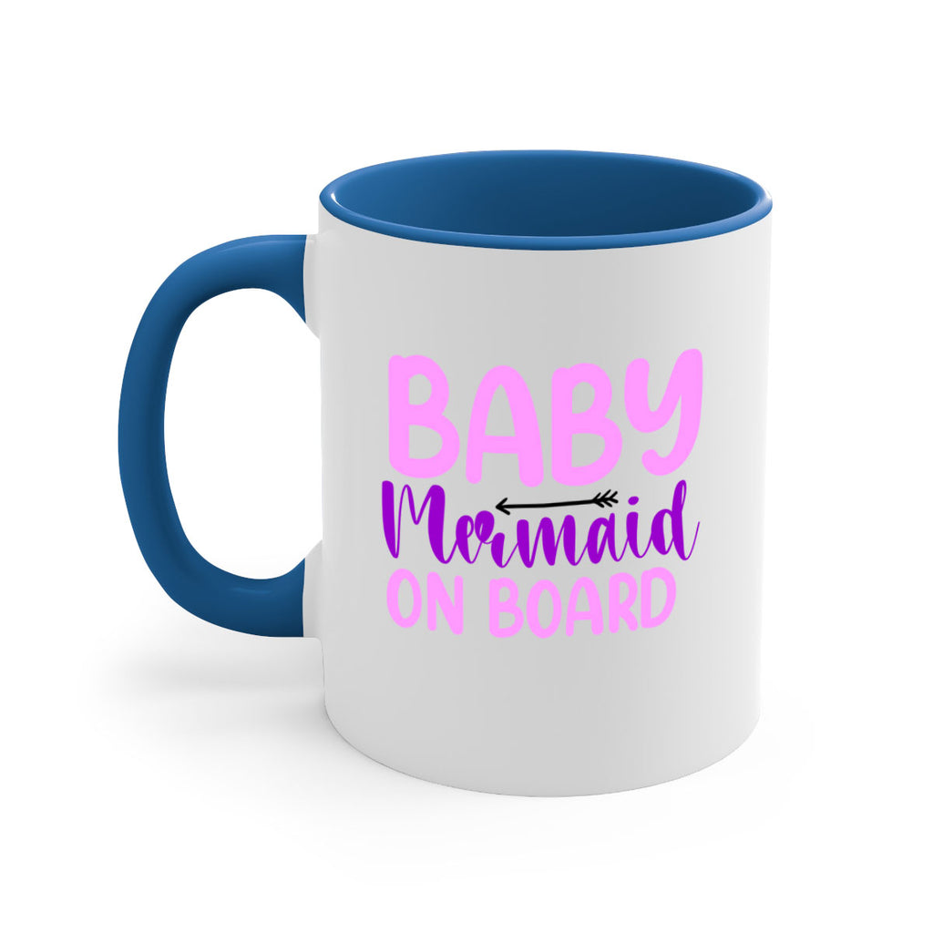 Baby Mermaid On Board 23#- mermaid-Mug / Coffee Cup