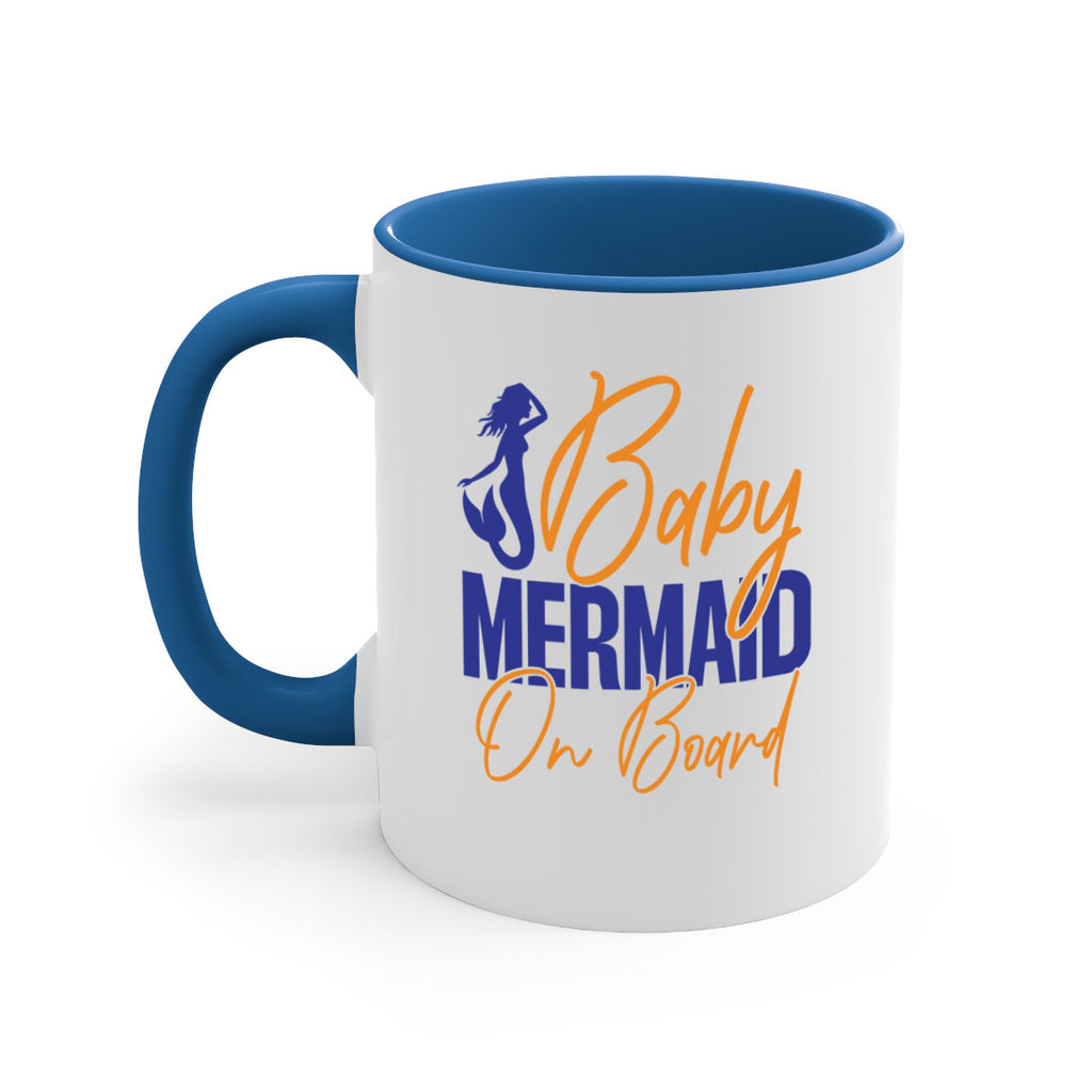Baby Mermaid on Board 20#- mermaid-Mug / Coffee Cup