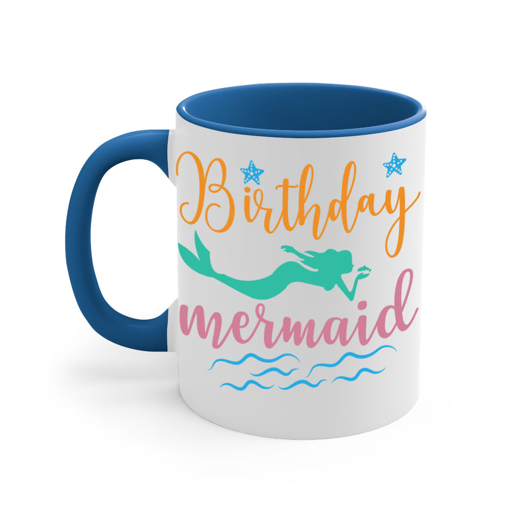 Birthday Mermaid Design 79#- mermaid-Mug / Coffee Cup