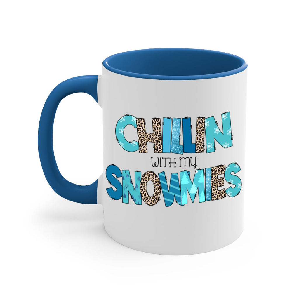 Chillin with my snowmies 43#- winter-Mug / Coffee Cup