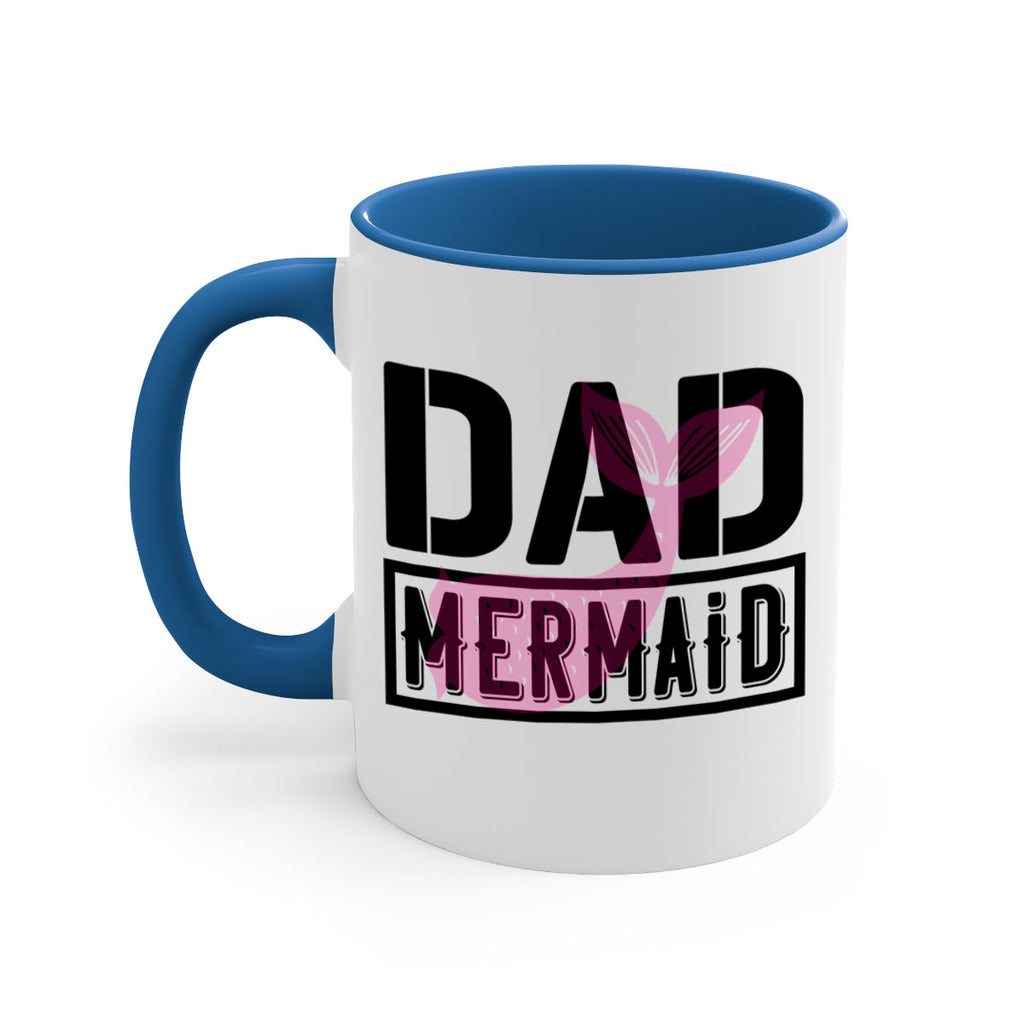 Dad mermaid 111#- mermaid-Mug / Coffee Cup