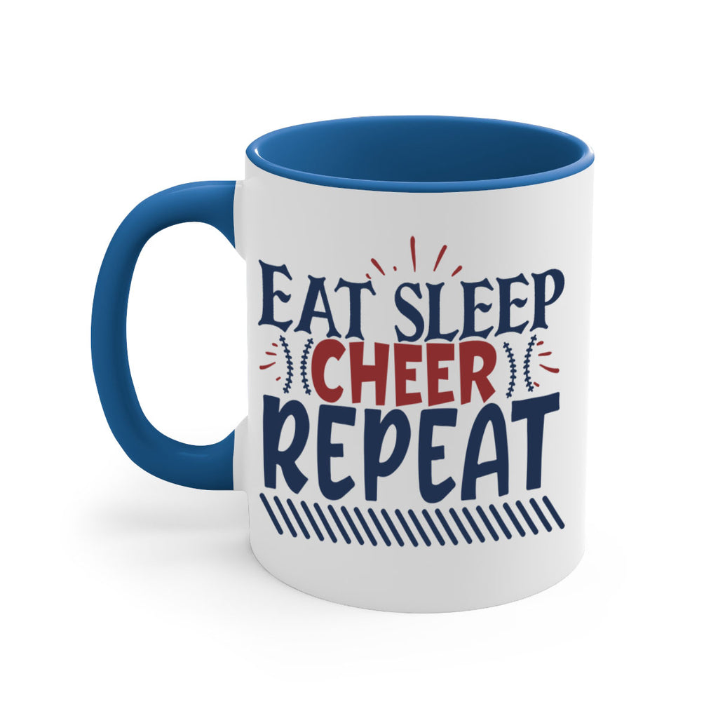Eat sleep cheer repeat 1547#- football-Mug / Coffee Cup