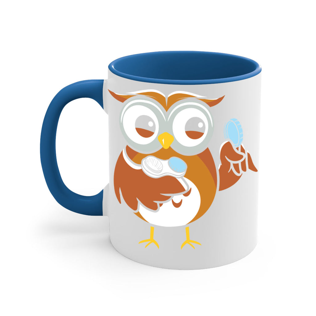 Funny Owl Contact Lens Case A TurtleRabbit 6#- owl-Mug / Coffee Cup