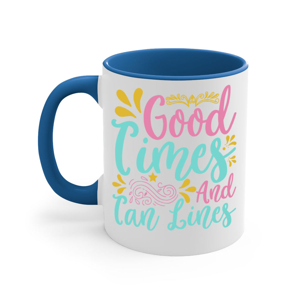 GOOD TIMES AND TAN LINES Style 65#- Summer-Mug / Coffee Cup