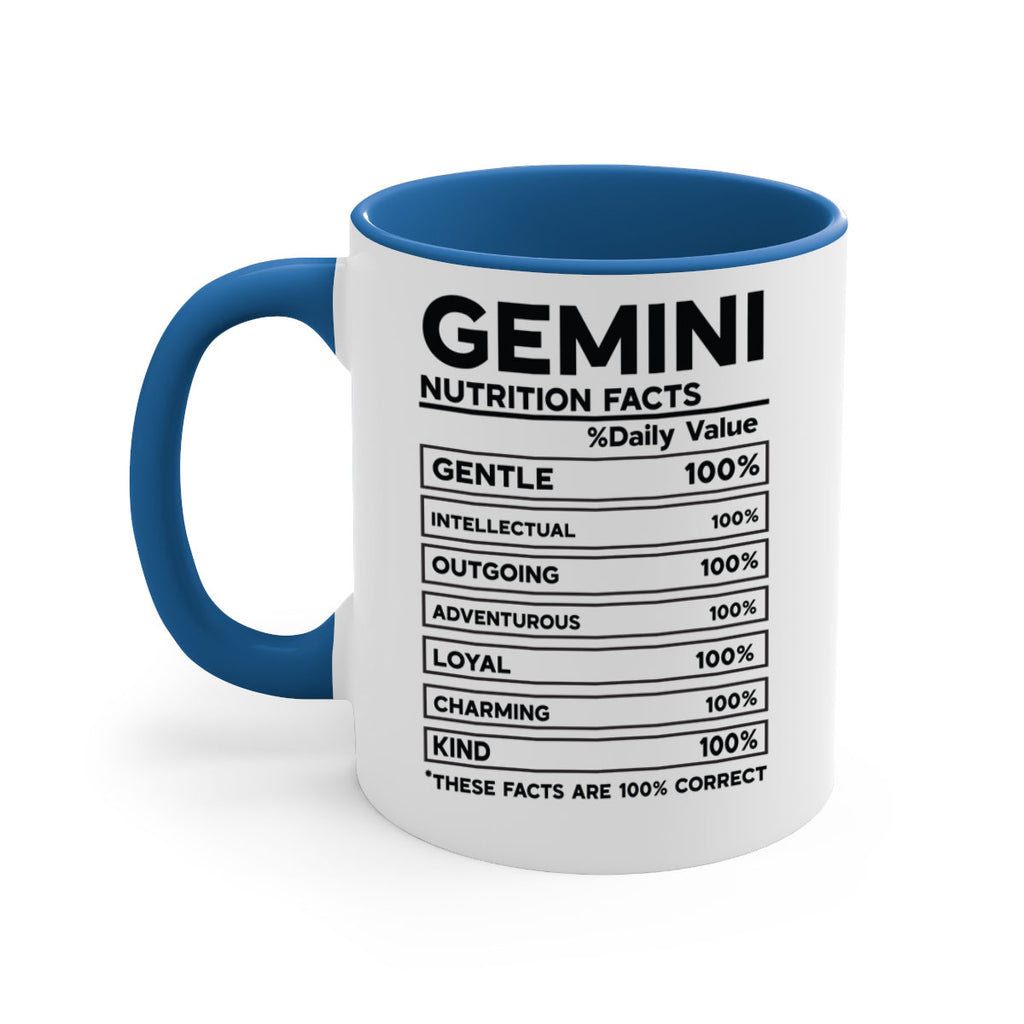 Gemini Nutrition Facts 220#- zodiac-Mug / Coffee Cup