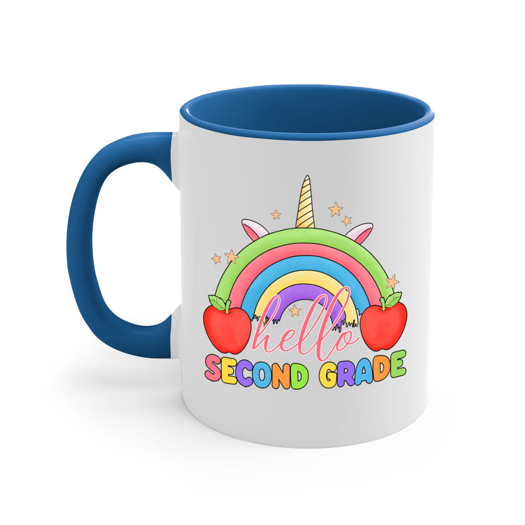 Hello 2nd Grade Unicorn Rainbow 13#- second grade-Mug / Coffee Cup