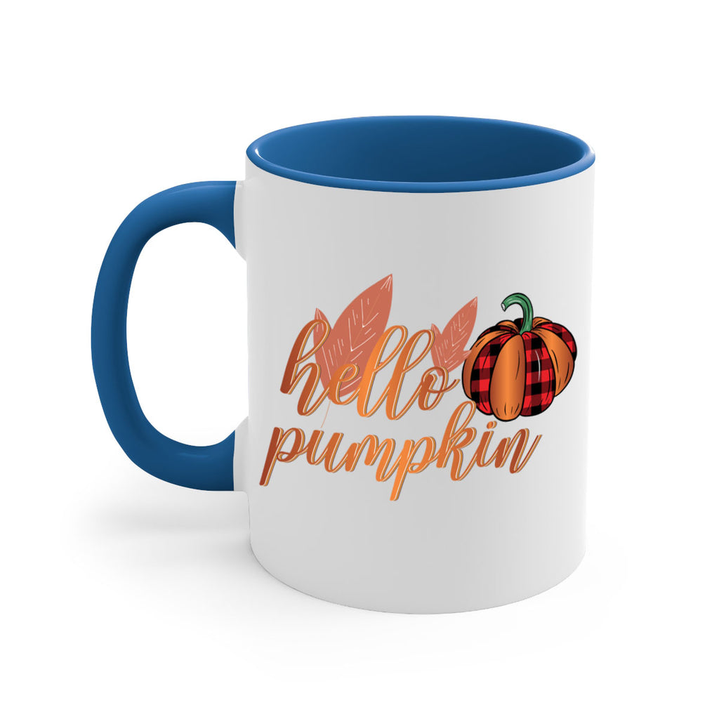Hello Pumpkin 294#- fall-Mug / Coffee Cup