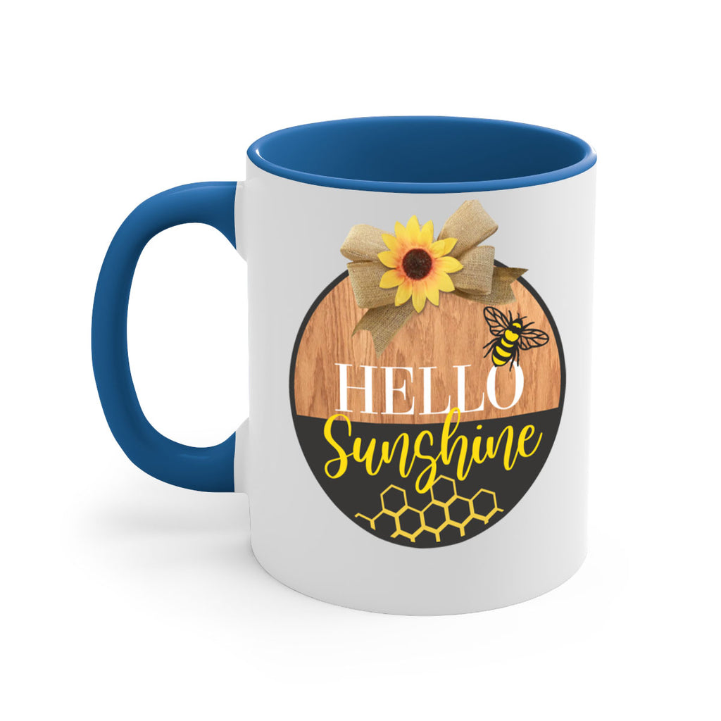 Hello Sunshine and bee Mockup215#- spring-Mug / Coffee Cup