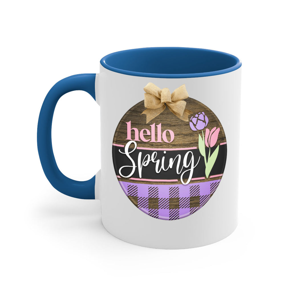 Hello spring plaid Mockup205#- spring-Mug / Coffee Cup