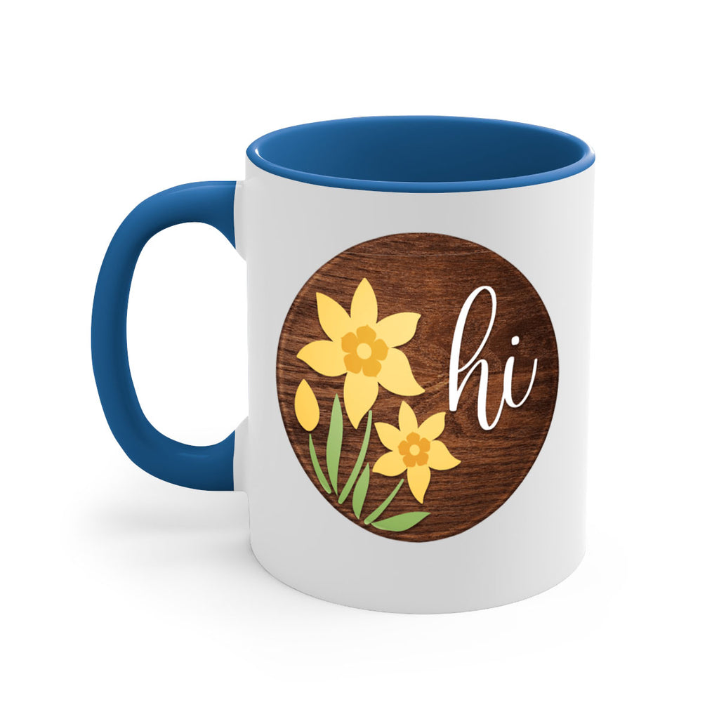 Hi daffodil flower Mockup235#- spring-Mug / Coffee Cup