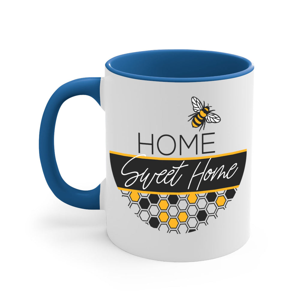 Home Sweet Home Bee and hive pattern243#- spring-Mug / Coffee Cup