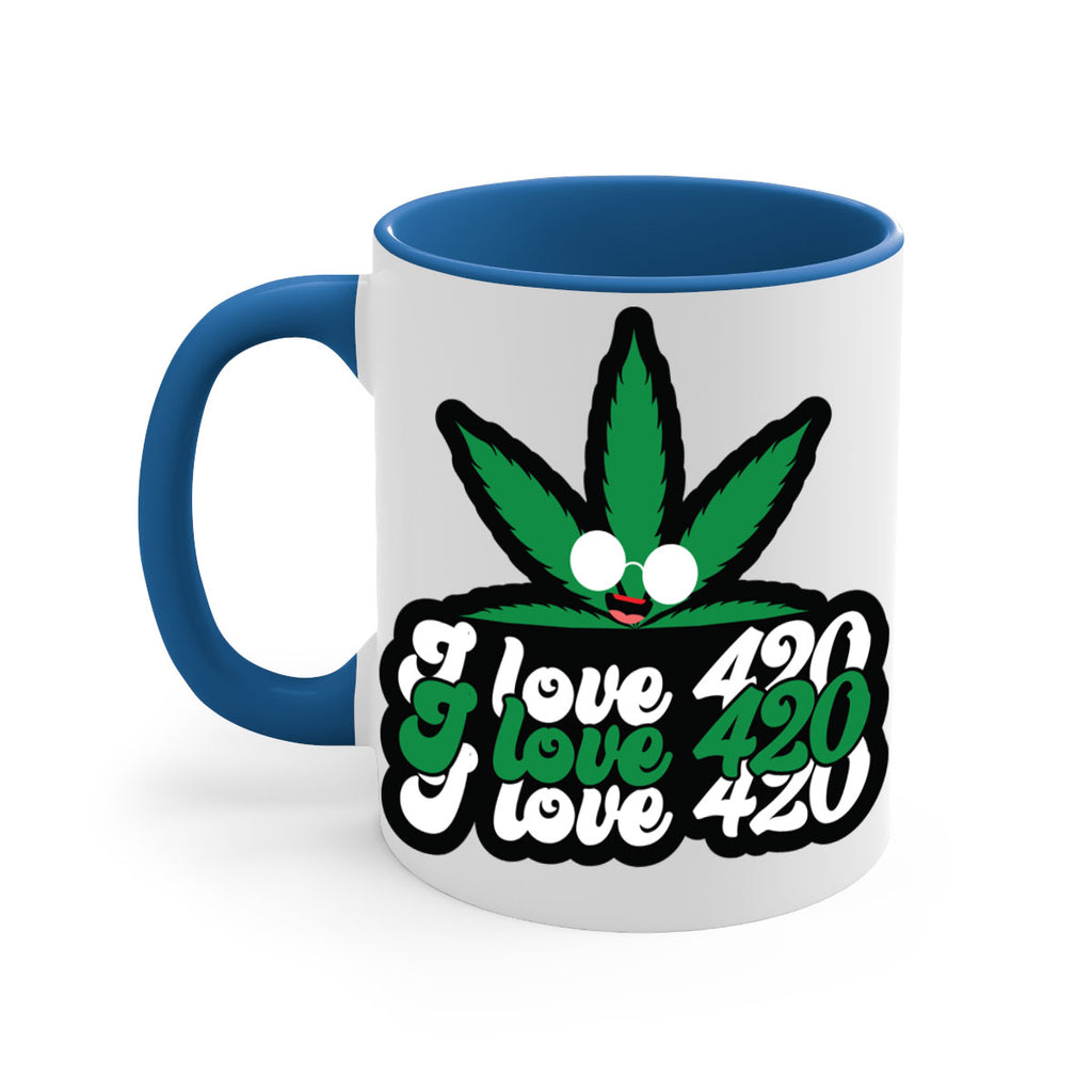 I love 420 123#- marijuana-Mug / Coffee Cup