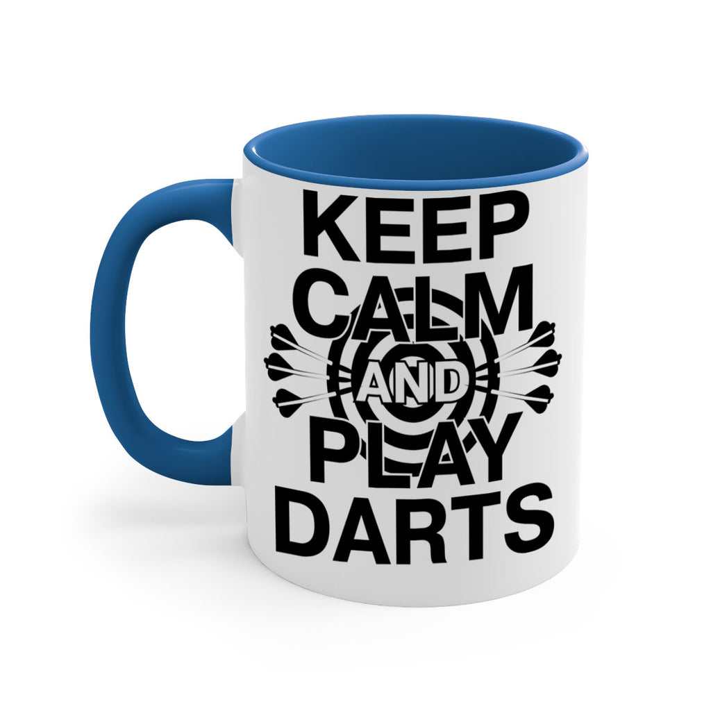 Keep calm And play Darts 961#- darts-Mug / Coffee Cup