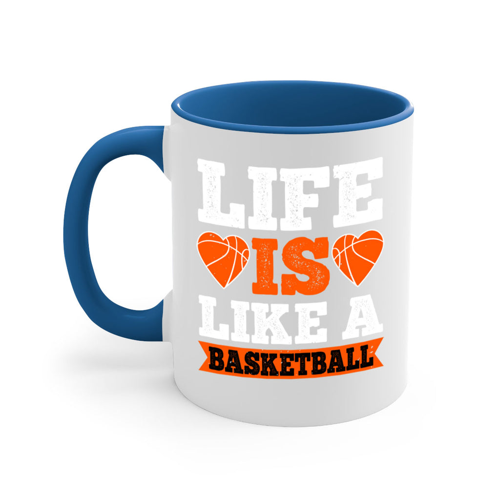 Life is like a basketball 2043#- basketball-Mug / Coffee Cup