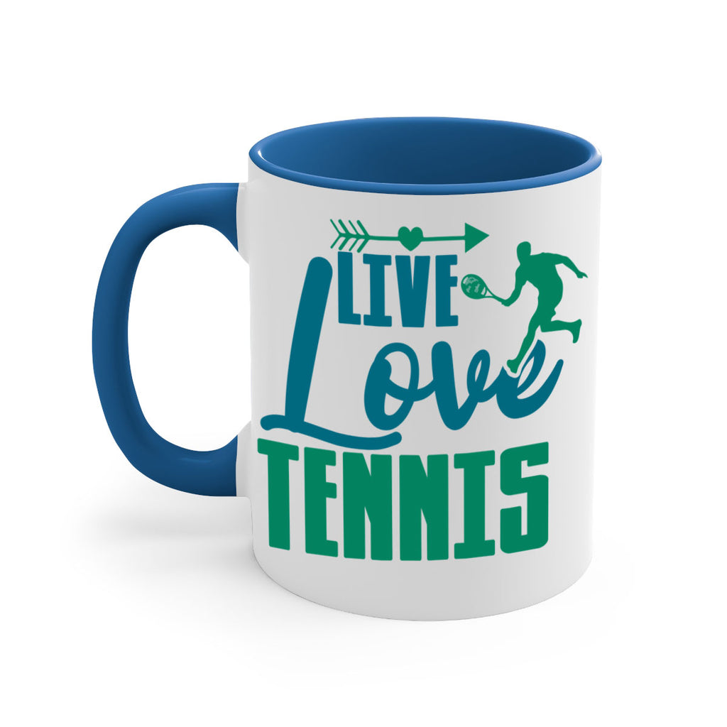 Live Love Tennis 828#- tennis-Mug / Coffee Cup
