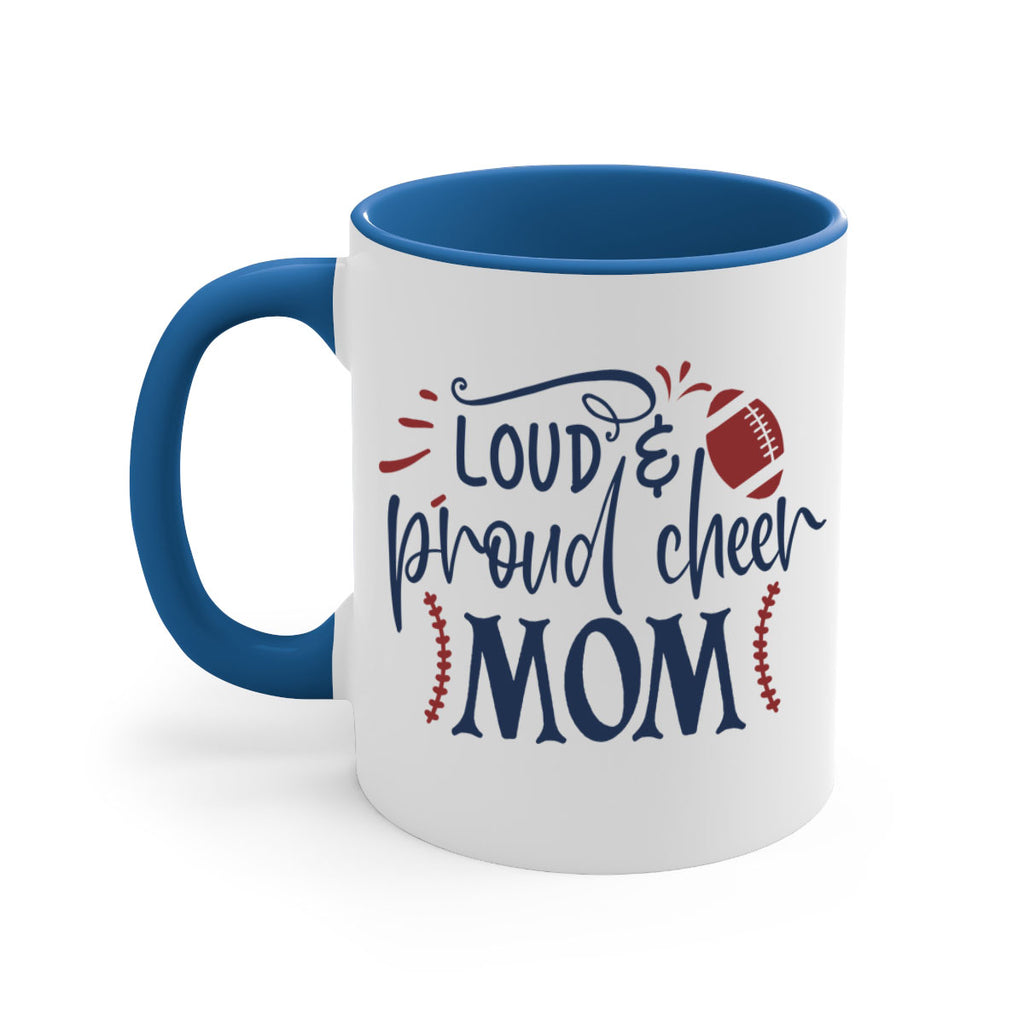 Loud proud cheer mom 1534#- football-Mug / Coffee Cup