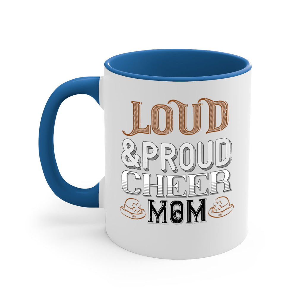 Loud proud cheer mom 763#- football-Mug / Coffee Cup