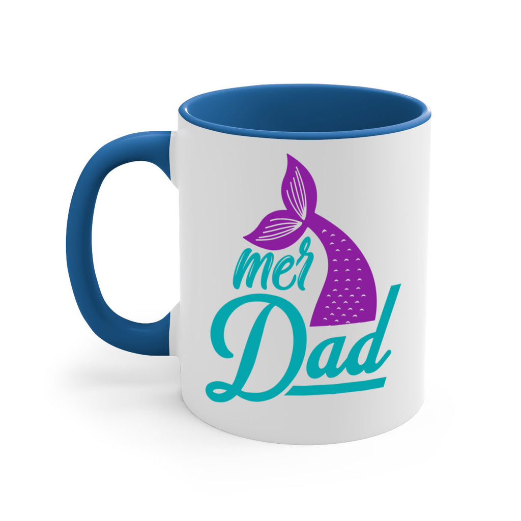 Mer Dad 325#- mermaid-Mug / Coffee Cup