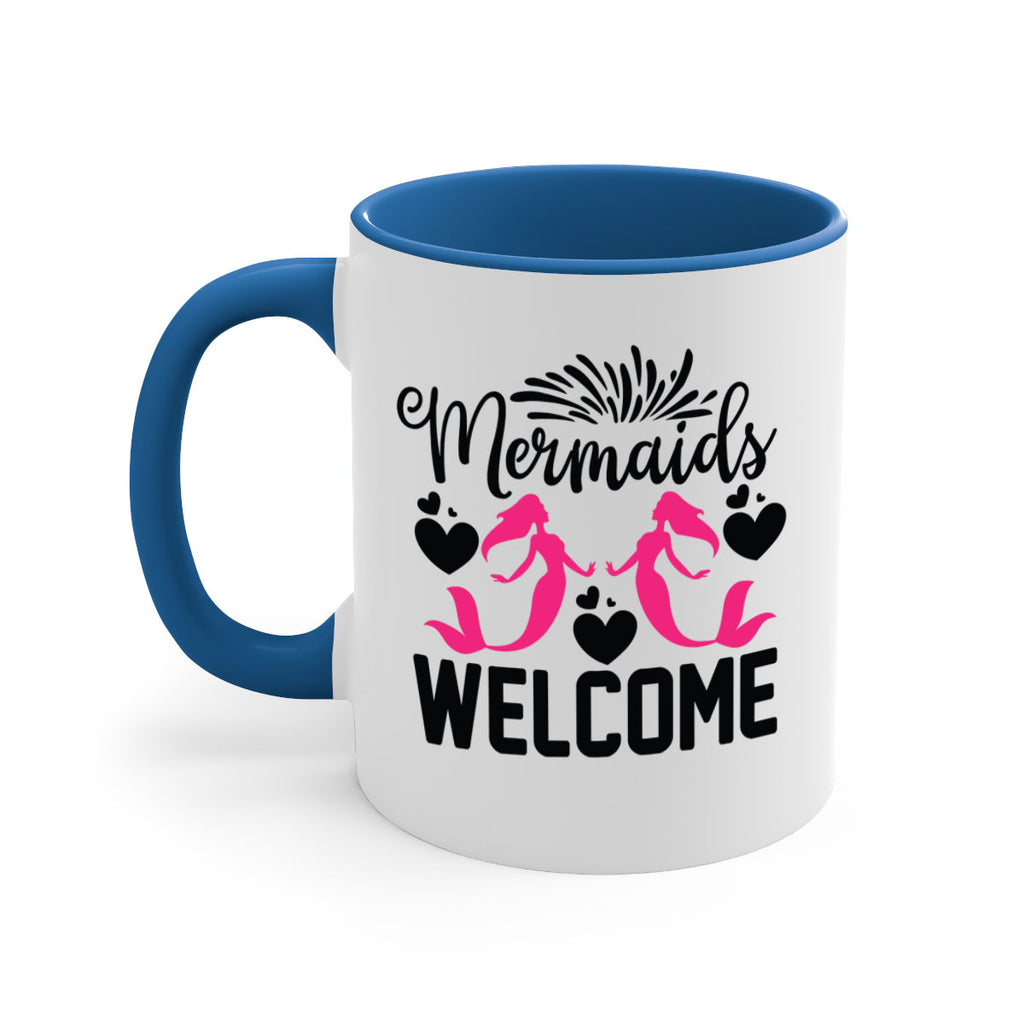 Mermaids Welcome 499#- mermaid-Mug / Coffee Cup