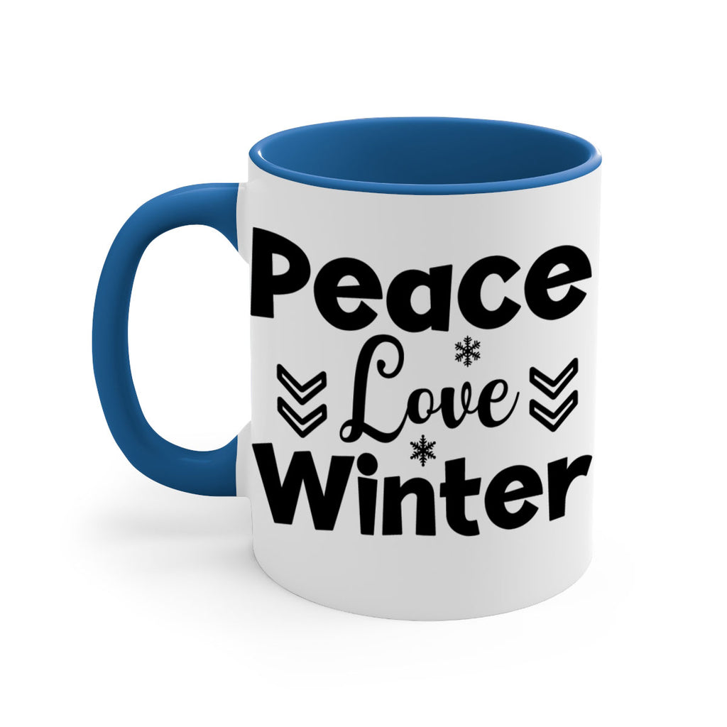 Peace Love Winter333#- winter-Mug / Coffee Cup