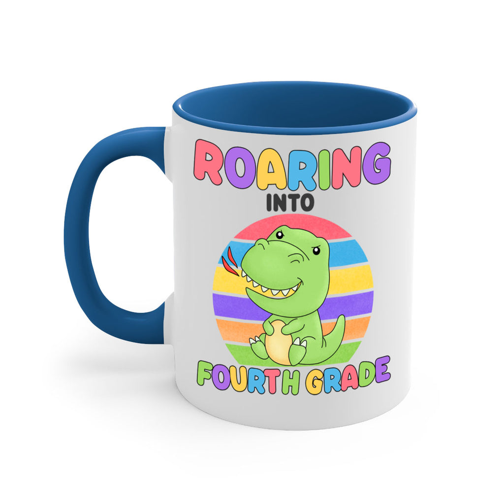 Roaring to 4th Grade Trex 24#- 4th grade-Mug / Coffee Cup
