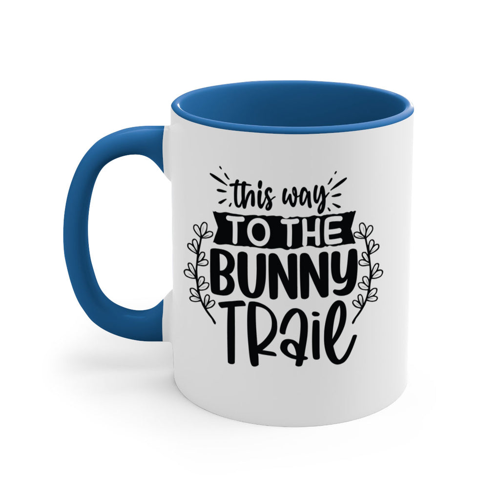 This way to the bunny 561#- spring-Mug / Coffee Cup