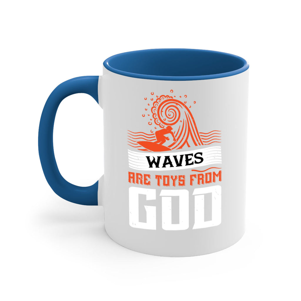 Waves are toys from God 2387#- surfing-Mug / Coffee Cup